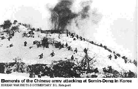 Chinese soldiers in Korea